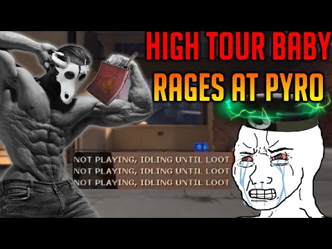 Toxic, high tour baby RAGES after I try to play pyro in MVM
