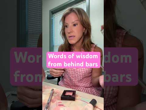 Words of wisdom from behind bars #prison #story #wisdom #inmate #grwm #storytime #prisonstory