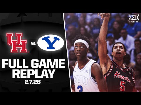 #8 Houston vs. #16 BYU Full Game Replay (2.7.26) | 2025-26 Big 12 Men's Basketball