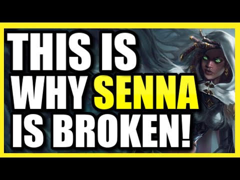 (LEGIT 1V9 AS SUPPORT!) *THIS* IS WHY SENNA SUPPORT IS DISGUSTINGLY OP! #1 SENNA BUILD
