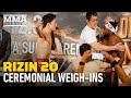 RIZIN 20 Ceremonial Weigh-ins - MMA Fighting