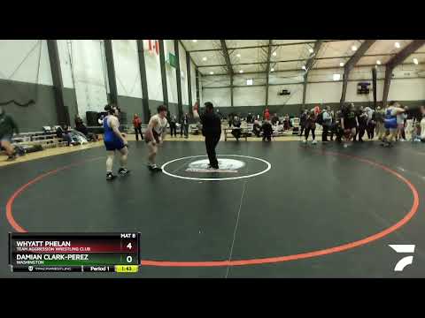 195 Lbs Cons. Round 3 - Whyatt Phelan, Team Aggression Wrestling Club Vs Damian Clark-Perez, Washi