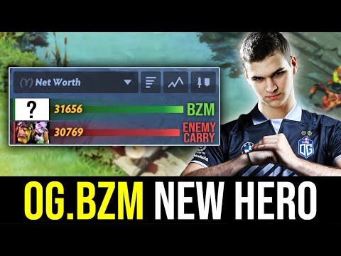 OG.bzm Expanding his HERO POOL - Beating ALCHEMIST CARRY Net Worth DOTA 2