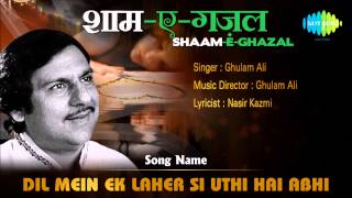 Dil Mein Ek Laher Si Uthi Hai Abhi  Shaam-E-Ghazal