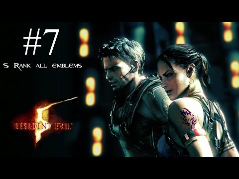 Resident Evil 5 Remastered S-Rank Walkthrough Part 7 - Chapter 3-2: Execution Ground