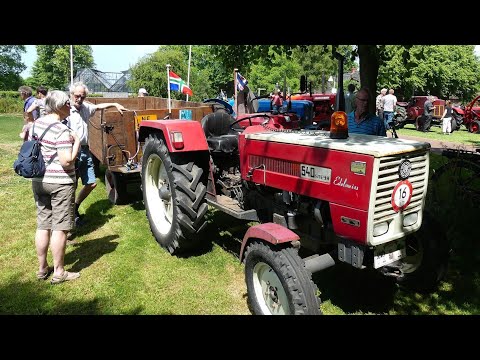 Schitterende Oldtimerdag en markt op Borg Ewsum in Middelstum 24 juni 2023.