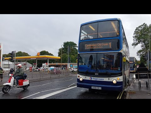 Overrevving & Thrash!! | 1536 1 to Old Dean | Dennis Trident ALX400 Voith | GX06 DXJ 18511 | 10/9/25