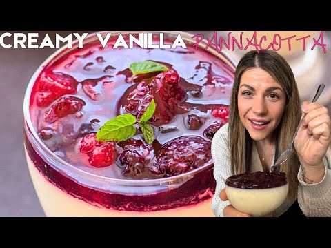 AN ITALIAN CLASSIC: CREAMY VANILLA PANNA COTTA