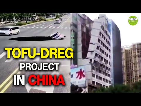 Here's A Disturbing Supercut Of Poorly-Constructed Buildings In China Falling Apart