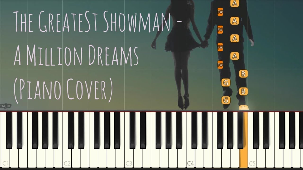 The Greatest Showman - A Million Dreams | Piano Pop Song Tutorial