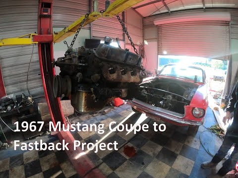 1967 ford mustang coupe to start our fastback build
