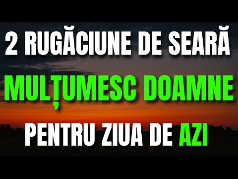 2 Powerful Evening Prayers – Thank the Lord for the day that has passed