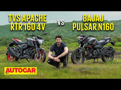 TVS Apache RTR 160 4V vs Bajaj Pulsar N160 I Which is the best 160cc motorcycle? I Autocar India