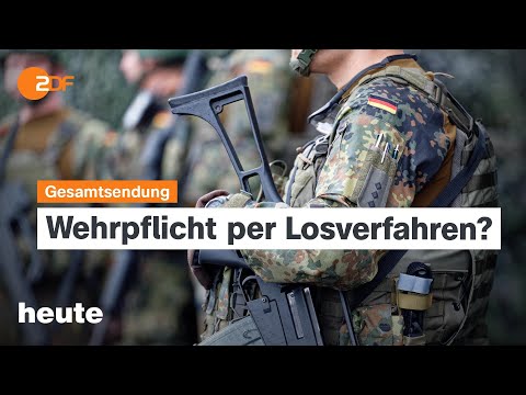 heute 19:00 Uhr vom 14.10.25 Waffenruhe in Gaza, Wehrdienst in Deutschland, Kritik an Rentenpaket
