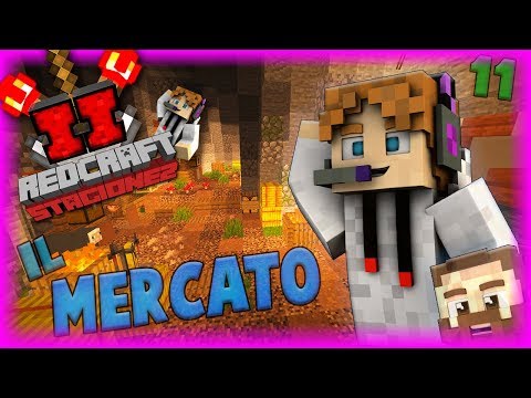 IL MERCATO DEI VILLAGER! RedCraft S2 #11 w/ mniuzo