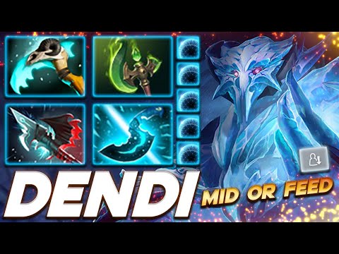 Dendi Ancient Apparition Mid Or Feed - Dota 2 Pro Gameplay [Watch & Learn]