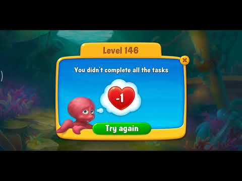 Fishdom Level 146 Gameplay