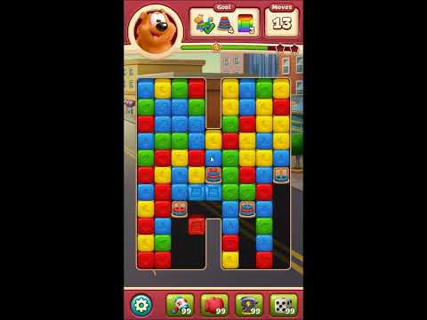 Toon Blast Level 6387 - NO BOOSTERS 🐻🐺🐱 | SKILLGAMING ✔️