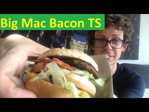 Big Mac Bacon TS zum Preis von 2,99 Euro von McDonalds im Test - So schmeckt das neue Big Mac-Rezept