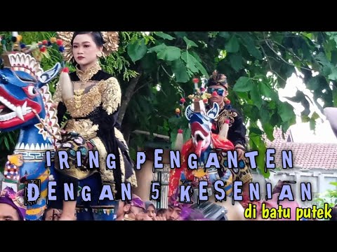 iring penganten dengan 5 kesenian di batu putek sampe mancet bersama nazya music dan kesenian lain