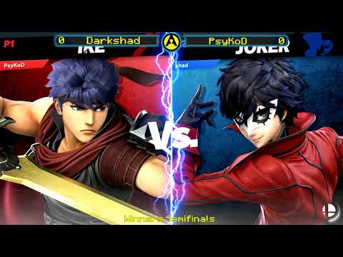 PsyKoD(Ike) vs Darkshad(Joker)  Arcade Legacy #37 SSBU  Winners Semis