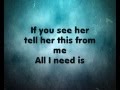 Michael Jackson - One More Chance. (Lyrics). - KingMJLivesOn Michael Jackson - One More Chance. (Lyrics).