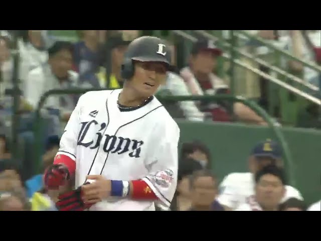 【2回裏】ライオンズ・鬼崎が右中間を破る打球を放ち一気に3塁へ!! 2016/6/12 L-D