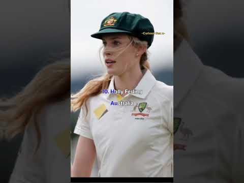 Top 10 Most Beautiful Women Cricketers In The World 2022 #shorts #cricket #india #2022