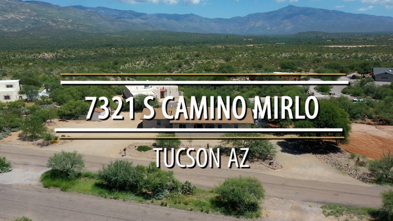 Home For Sale on HUGE LOT in Tucson, AZ  | 7321 S Camino Mirlo
