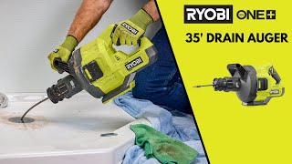 18V ONE+ 35' Drain Auger Trailer