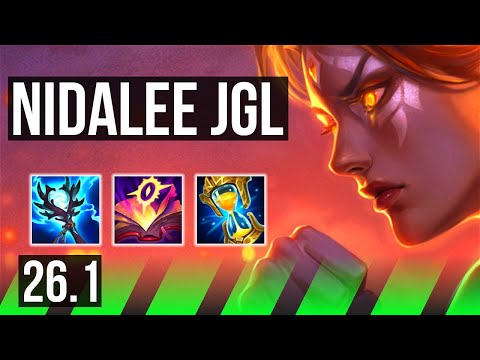 NIDALEE vs SYLAS (JGL) | Perfect KDA: 15/0/9 | KR Grandmaster | 26.1