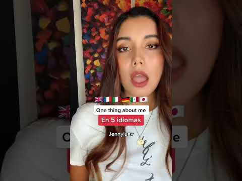 One thing about me versión políglota! #shorts