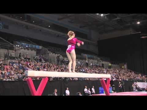Jennifer Pinches - Beam - British Championships 2012 - All Around Finals