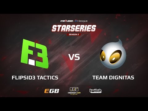 [EN] Flipsid3 vs dignitas, map 1 mirage, SL i-League StarSeries S2 European Qualifiers