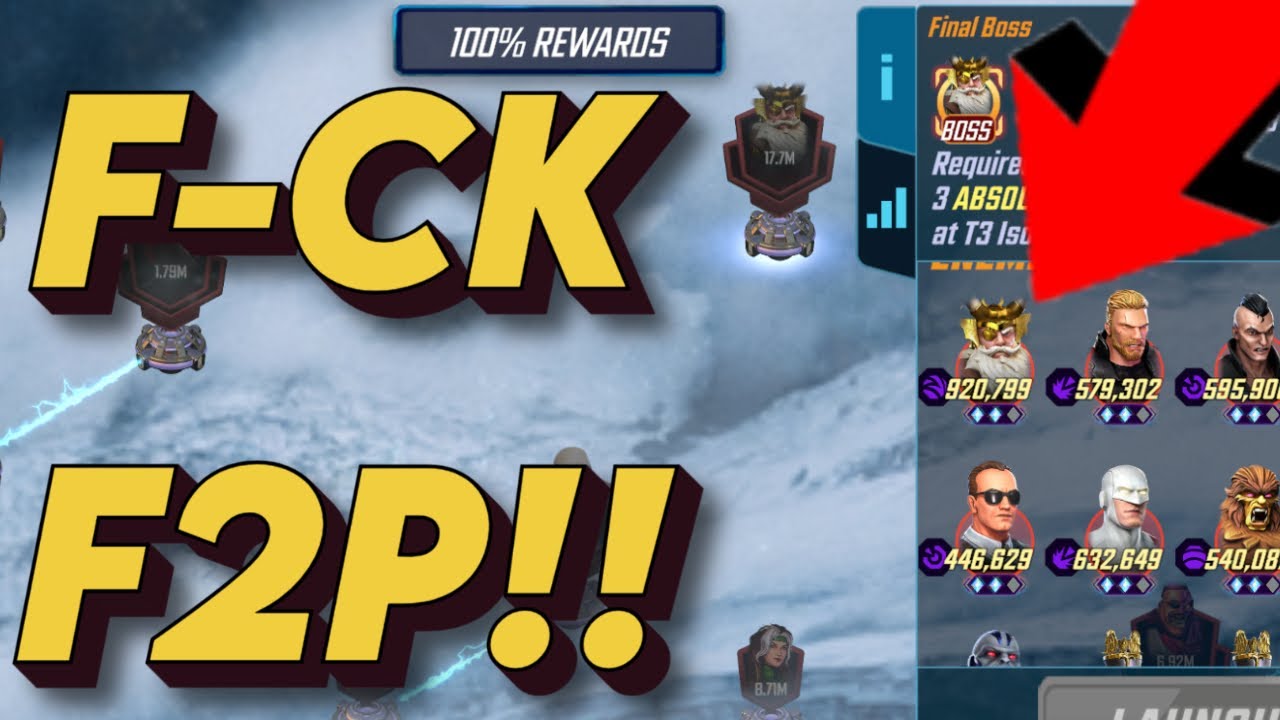 FROZEN DIMENSION IS TRASH! INSANE NODES & AWFUL REWARDS! MARVEL Strike Force