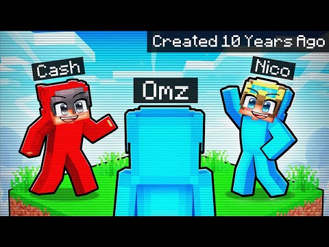 I Found My OLD SECRET ONE BLOCK Minecraft World From 13 Years Ago!