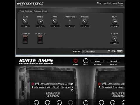 KAZROG THERMIONIK AMP BASS VST Metal demo