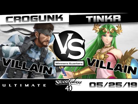 Crogunk (Snake) vs. tinkr (Palutena) - Winners Quarters - Smashkatoon 40