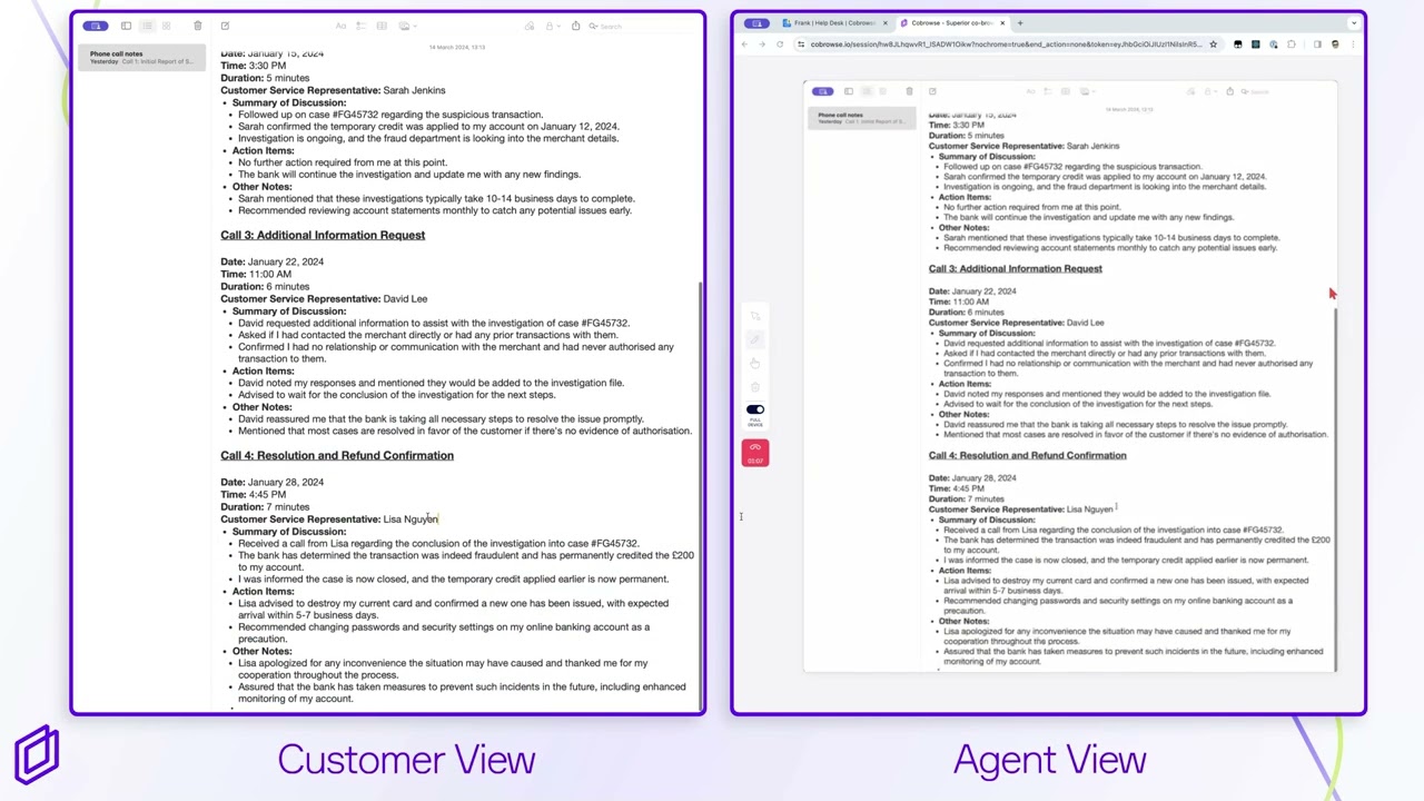 Cobrowse for Intercom