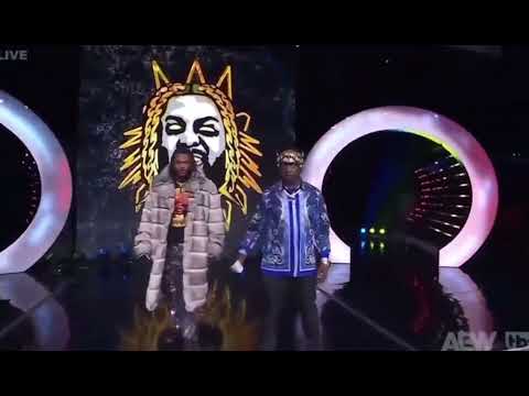 Prince Nana is so mad at Hangman, he does an angry version of his dance on AEW Dynamite