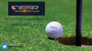 DFS PGA Cheatsheet & Optimizer Tutorial