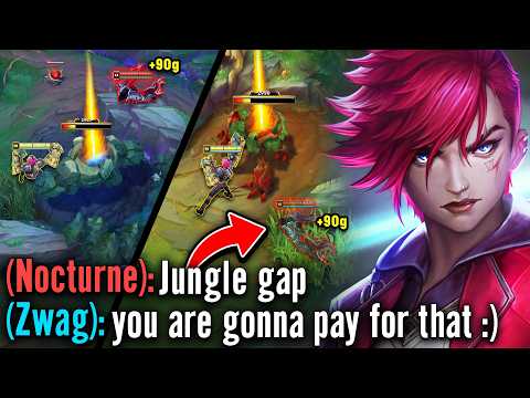 This Nocturne invaded my jungle all game... so I had to teach him a lesson