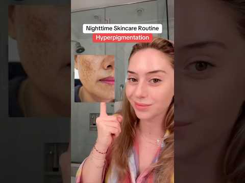 Nighttime Skincare Routine for Hyperpigmentation #shorts