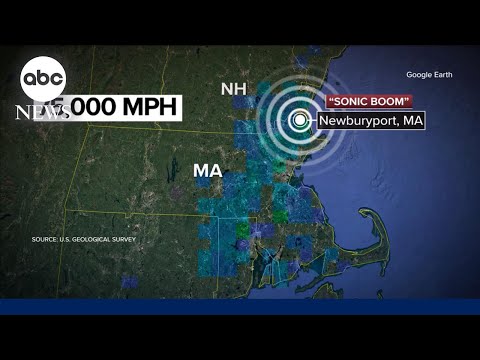 Massive boom shakes New England region