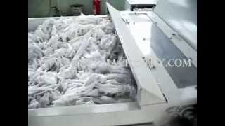 Textile fabric recycling machine youtube video