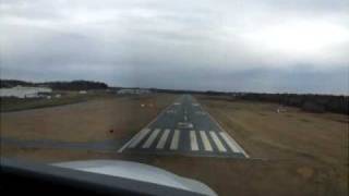 Landing the Diamond DA-40 with Pastor Daren at Monroe