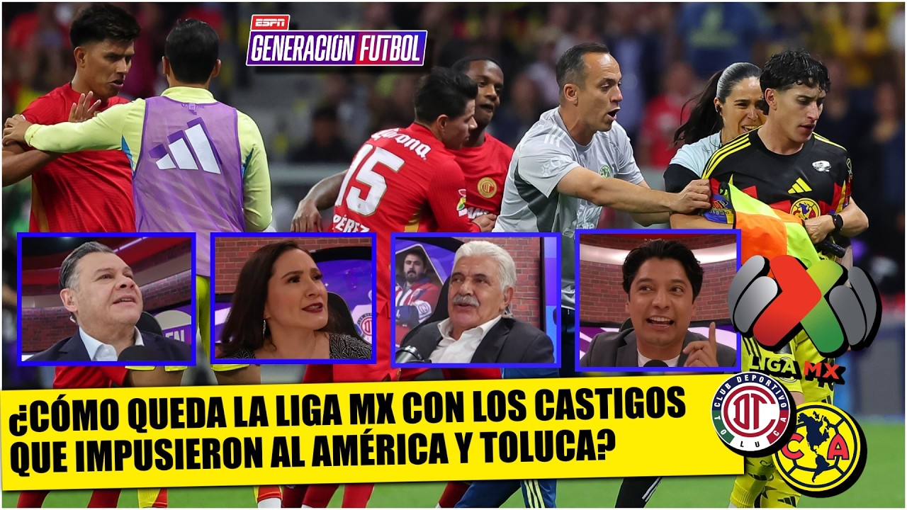 NO SORPRENDEN las SANCIONES impuestas al AMÉRICA y TOLUCA. Son castigos BLANDENGUES | Generación F