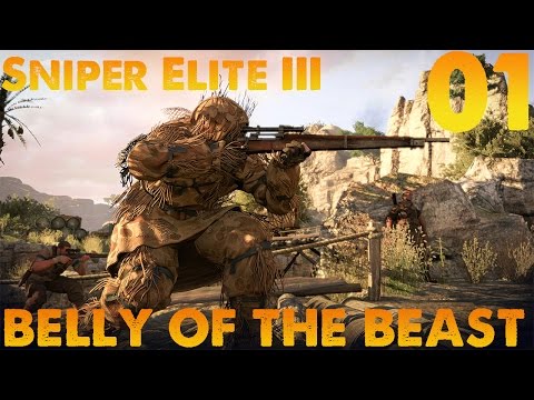 Sniper Elite 3 Save Churchill Part 2: Belly Of The Beast DLC Walkthrough Part 1 - No Commentary