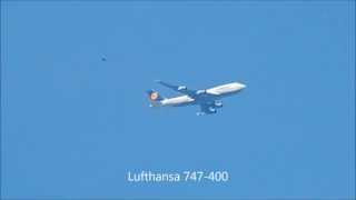 preview picture of video 'Departing and Overflying Planes [FullHD] | Nikon L820'