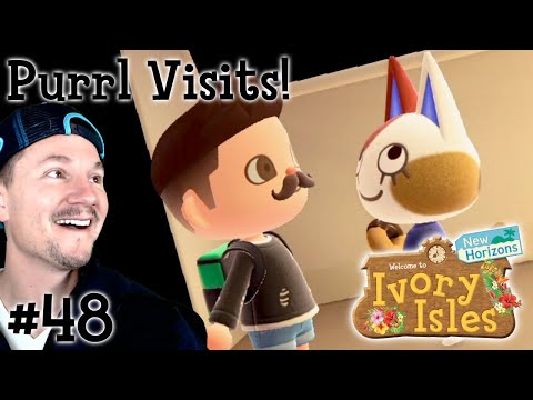 Purrl Visits my Island! Animal Crossing New Horizons Gameplay Part 48